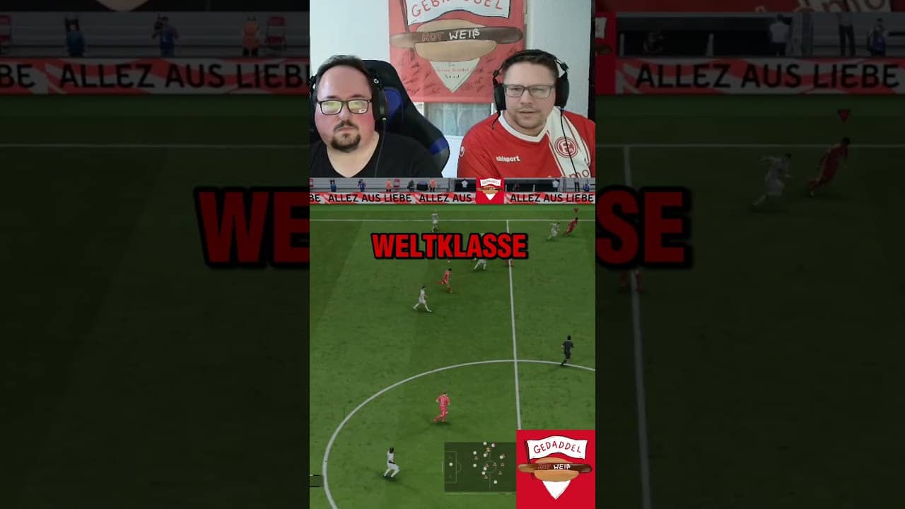 Gedaddel Rot Weiß 🎮 - Gebrabbel in Not! 🆘 #f95elv #eafc26 #f95 #shorts