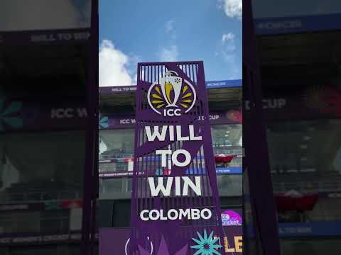 Action time at the R.Premadasa International Cricket Stadium in Colombo 🎬🏟️