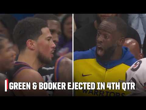 Devin Booker and Draymond Green ejected by Scott Foster late in fourth quarter | NBA on ESPN