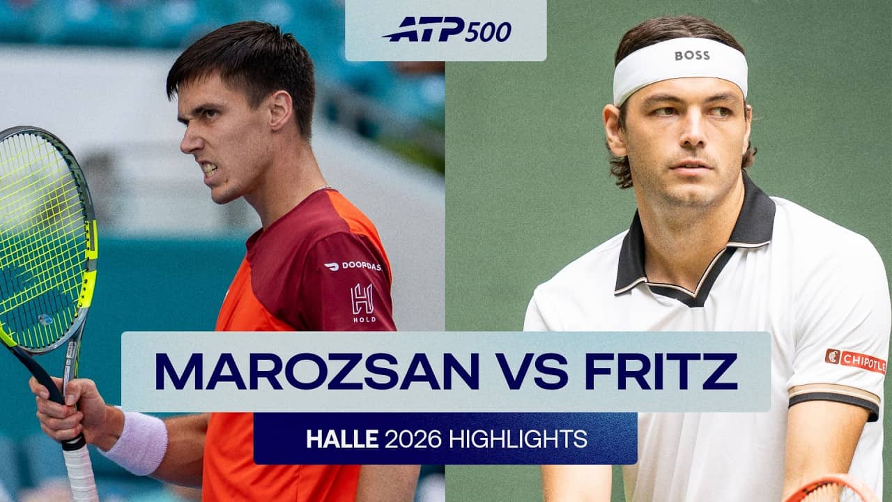 Fabian Marozsan vs. Taylor Fritz Highlights | Halle 2026 Round 2