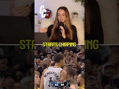 Wemby chirped Draymond after this INSANE dunk 😧