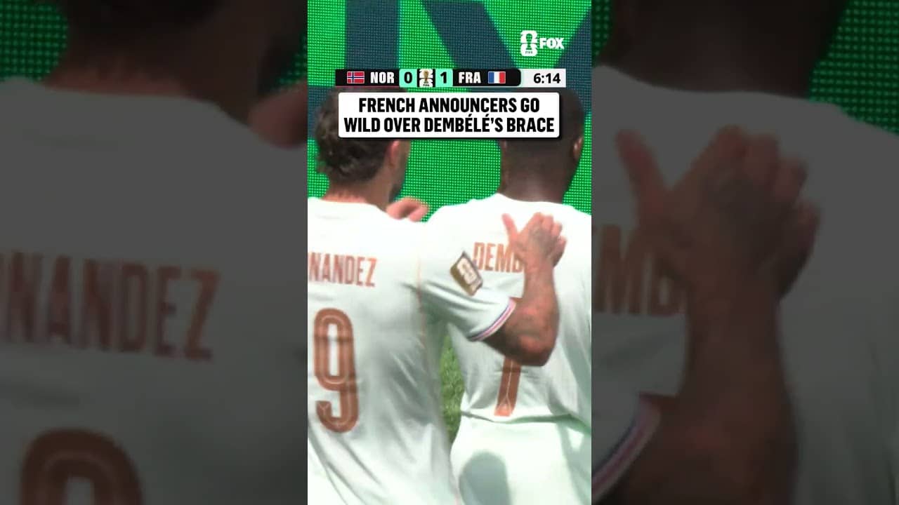 The French call on Dembélé's brace is ELECTRIC