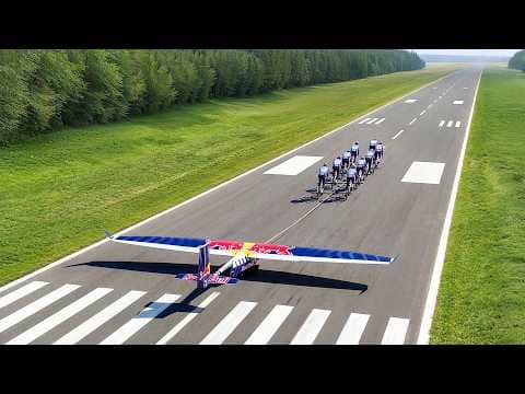 Attempting to Launch a Plane by Bike