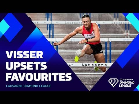 Visser beats Olympic champ Russell in rain dance | Wanda Diamond League