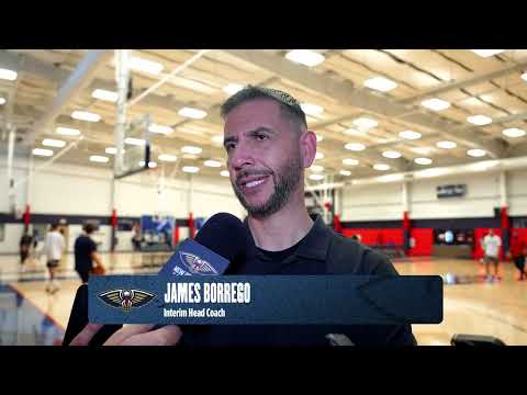 James Borrego on offensive rebounding, transition defense | Pelicans Practice 12/17/2025