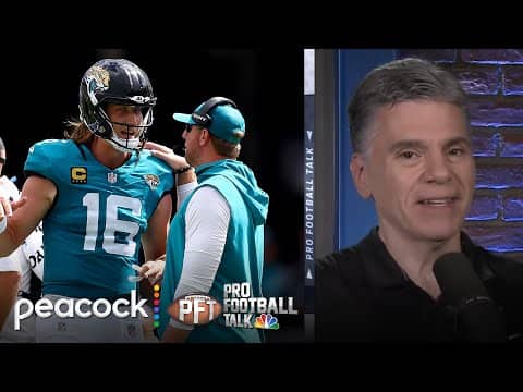 Jags’ Liam Coen clarifies sideline situation with Trevor Lawrence | Pro Football Talk | NFL on NBC