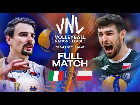 Italy 🇮🇹 vs. Poland 🇵🇱 | VNL 2025 - Full Match | Week 2