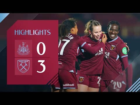 Hammers Demolish Magpies ⚒️ | Newcastle Women 0-3 West Ham Women | Women's FA Cup