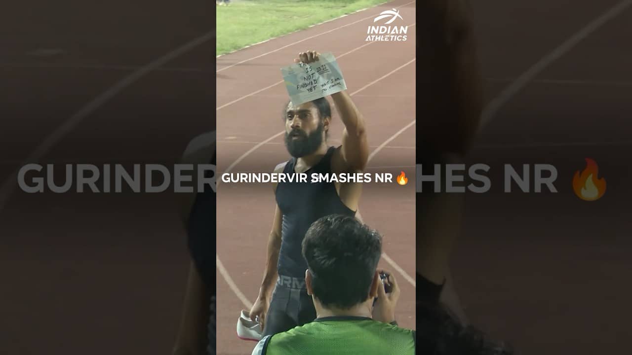 Gurindervir is just getting started! 👊 | #IndianAthletics #AFI