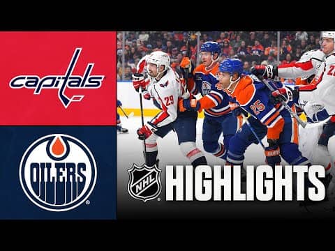 Capitals vs. Oilers | NHL Highlights | January 24, 2026