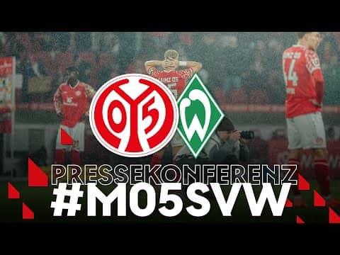 Die PK nach dem Spiel gegen Bremen | #M05SVW | #05ertv | Saison 2025/26
