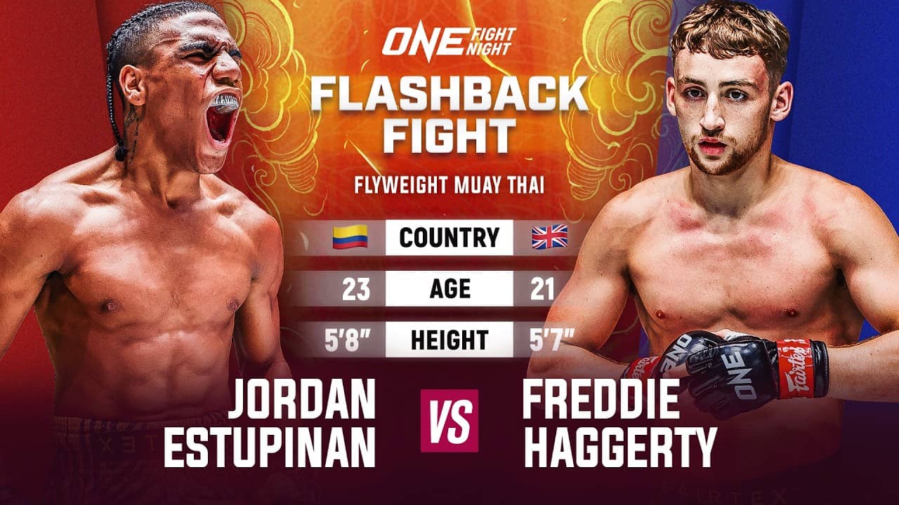 NON-STOP FIRE 🔥 Jordan Estupinan vs. Freddie Haggerty | Muay Thai Full Fight