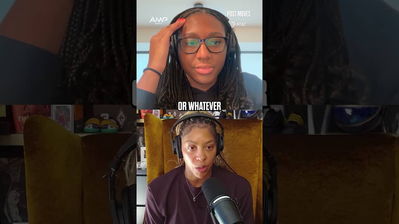 Candace Parker and Aliyah Boston describe what makes a GREAT teammate 👀🍿 @ATT #indianafever #wnba