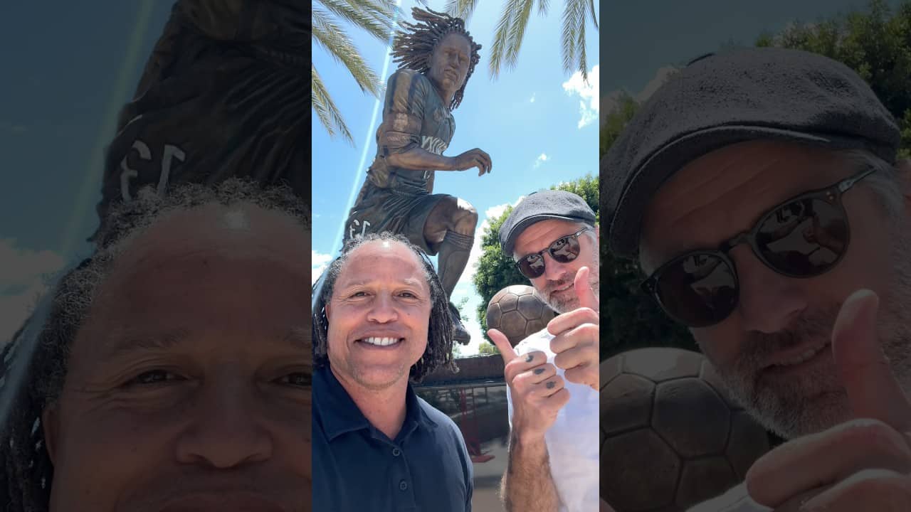 Hello from Cobi Jones & Kyle Martino #lagalaxy #mls