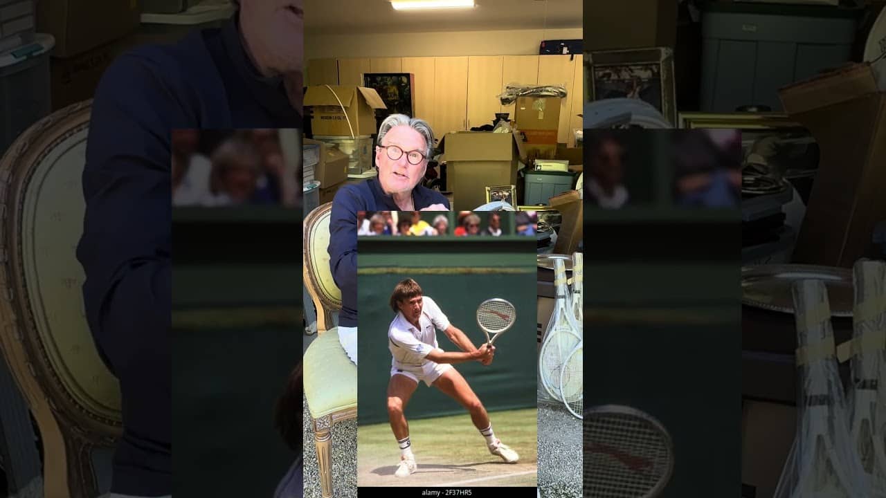 Garage Tales-Jimmy Connors talks about the Slazenger racket he played w in late 80’s #tennis #🎾