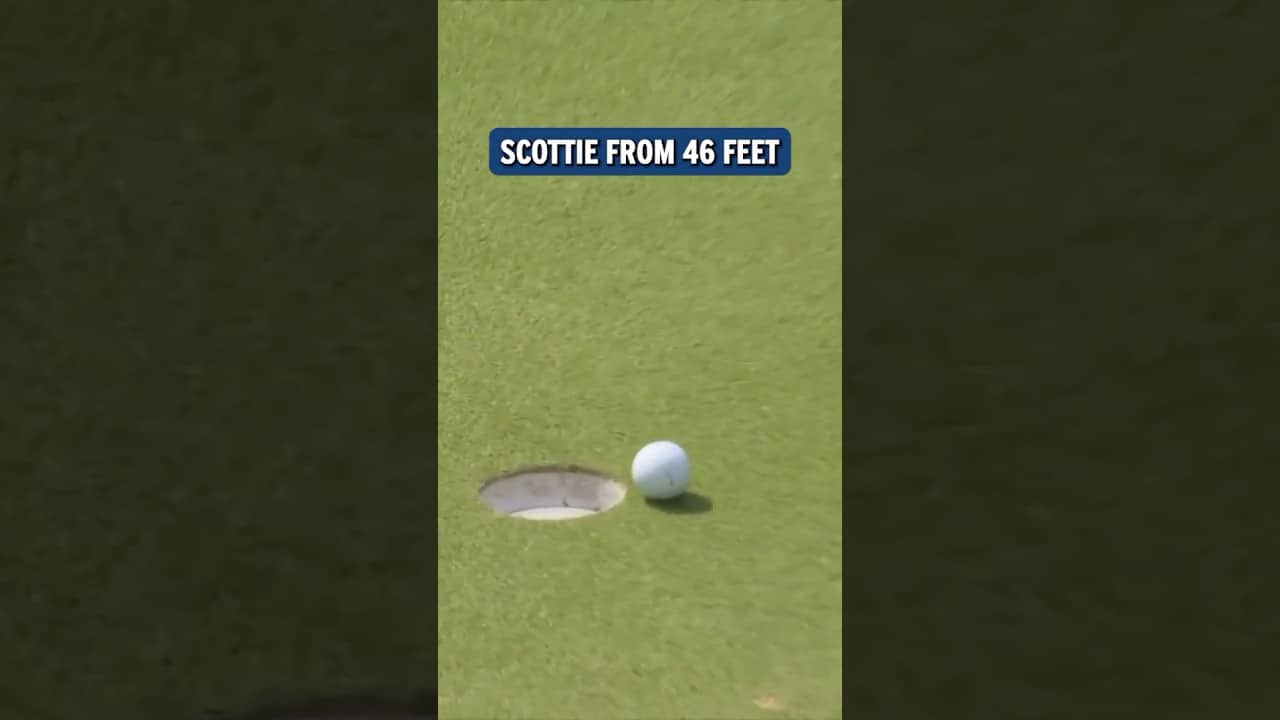 Scottie Scheffler Drains INSANE 46-Foot Putt🔥