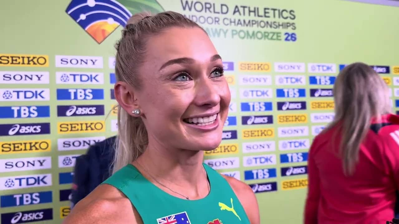 Jess Hull After Winning 1500m Silver At 2026 World Indoor Championships