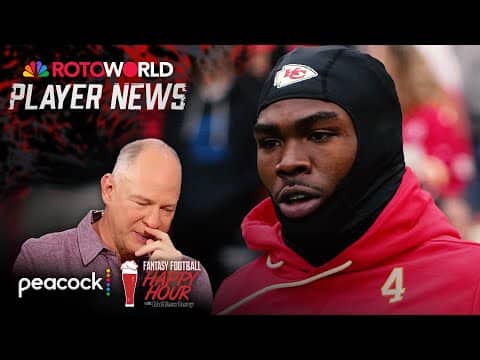 How Rashee Rice's injury shakes up KC offense vs. TEN | Fantasy Football Happy Hour | NFL on NBC