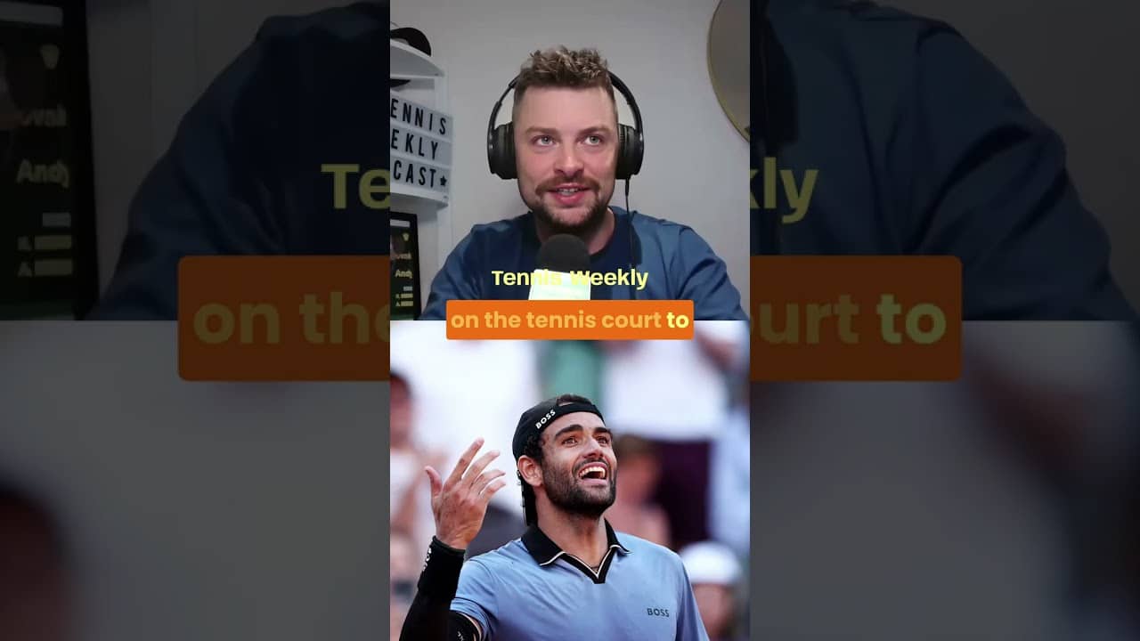 Matteo Berrettini was forced to retire in the quarterfinals #berrettini #rolandgarros #tennis