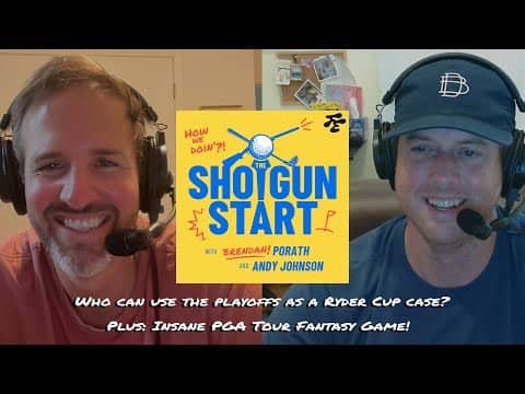 The FedEx Cup to Ryder Cup pathway, Insane PGA Tour fantasy game, & Golf Advice | The Shotgun Start