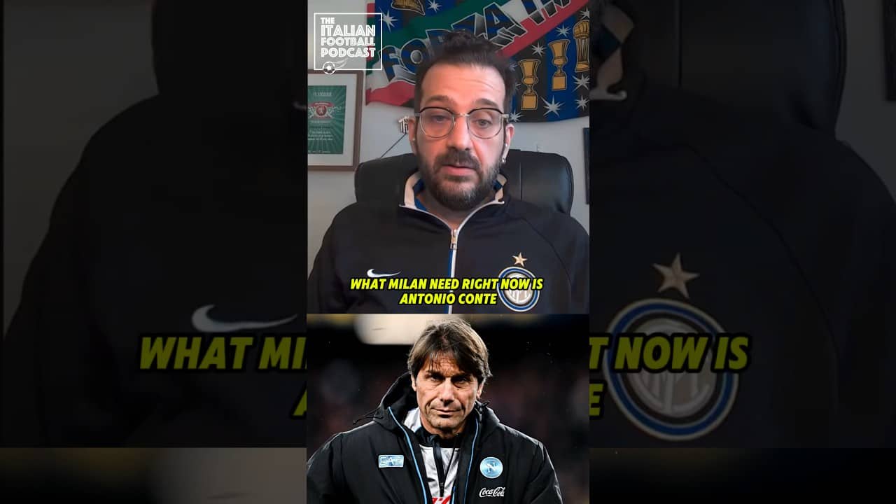 Antonio Conte is the man to save AC Milan #shorts #conte #seriea