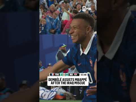 Unselfish from Dembélé to give Mbappé his second of the game! 🇫🇷