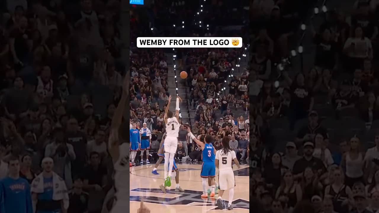 What a shot by Wemby 🤯