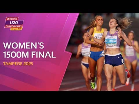 Rising British star STRIKES gold! 💫🥇 Women's 1500m replay | Tampere 2025