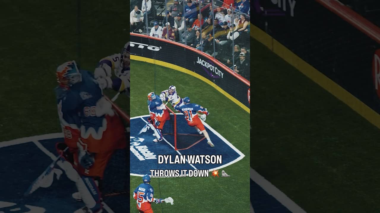Watson with a big semifinal goal from behind-the-cage 🔥👊