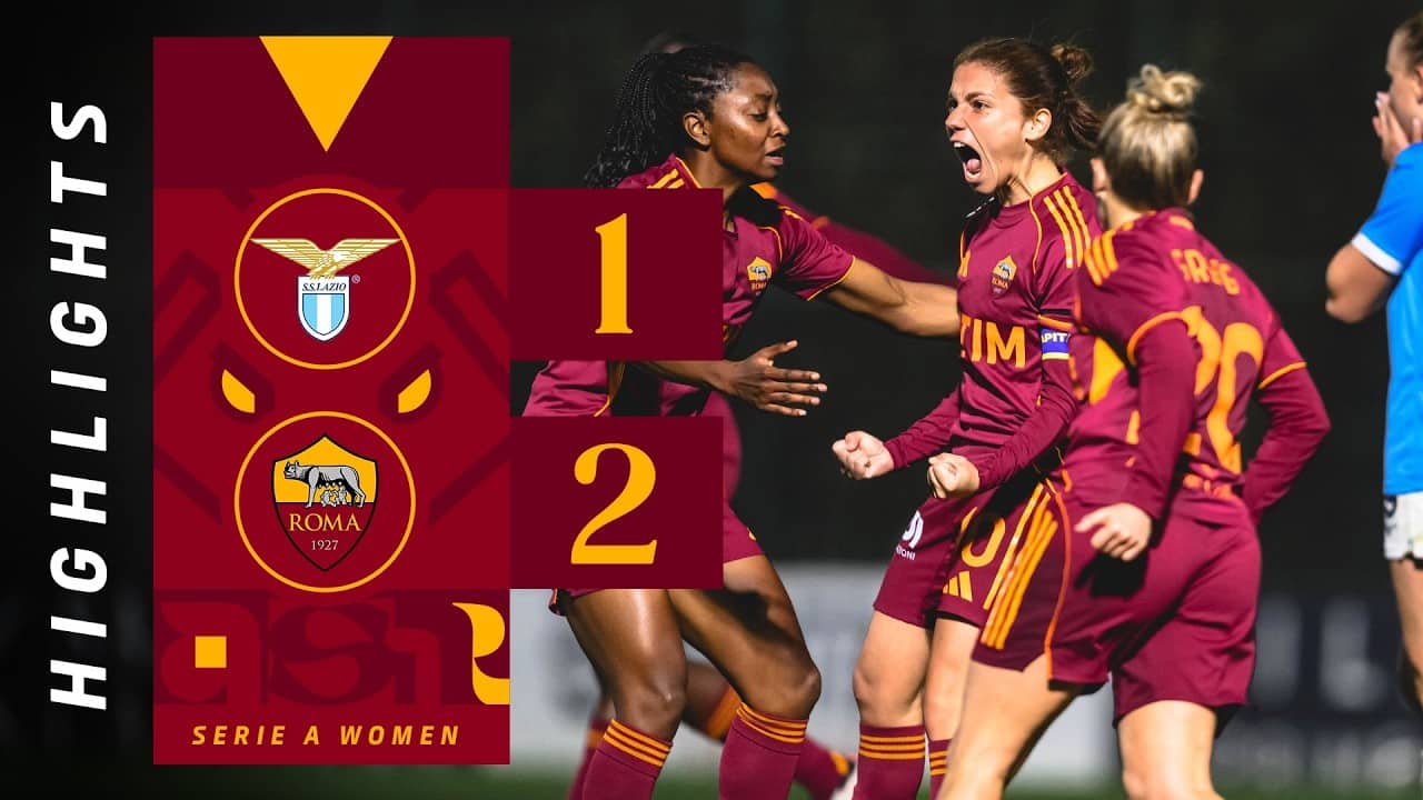 LAZIO 1-2 ROMA | SERIE A FEMMINILE 2025-26