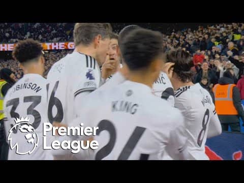 Raul Jimenez heads Fulham in front of West Ham in 85th minute | Premier League | NBC Sports