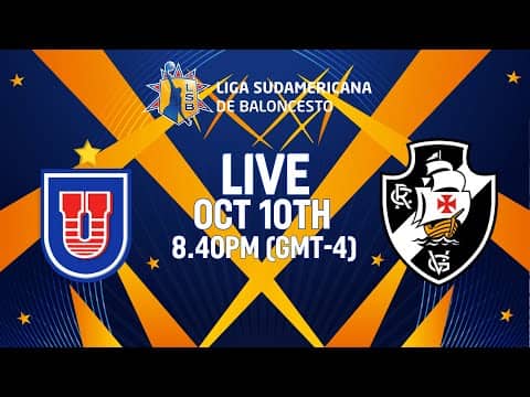 LIVE - Club Universitario v Vasco da Gama | Liga Sudamericana de Baloncesto FIBA 2025  | Group Phase