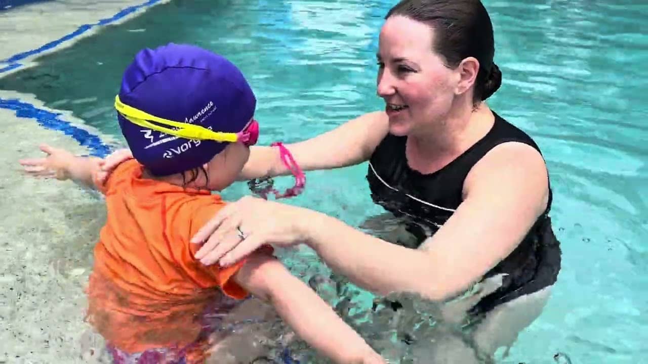 Teaching a 3 Year Old to Swim | Simple Swim Lesson Parents Can Do at Home