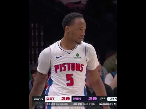 2nd Quarter Top Plays | Pistons vs. T-Wolves #nba #pistons