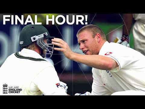 DRAMATIC Final Day at Edgbaston! | Last Hour IN FULL | Ashes 2005