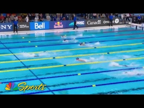 Gretchen Walsh RUNS AWAY with 100m fly triple crown and World Cup record in Toronto | NBC Sports
