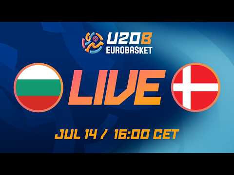 LIVE - Bulgaria v Denmark | FIBA U20 EuroBasket 2026 Division B | Group Phase