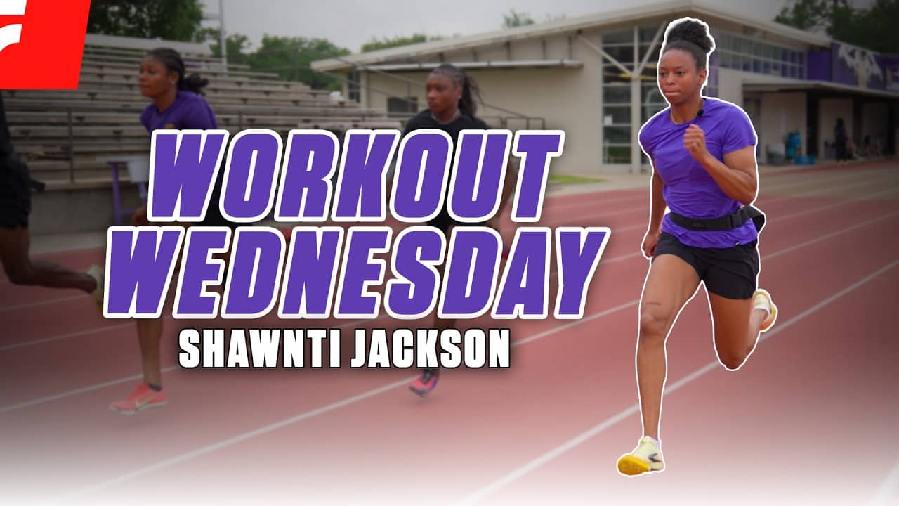 Collegiate Record Holder Shawnti Jackson Runs Championship Season Prep Workout