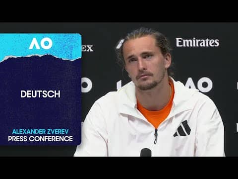 Alexander Zverev Press Conference in Deutsch | Australian Open 2026 Fourth Round