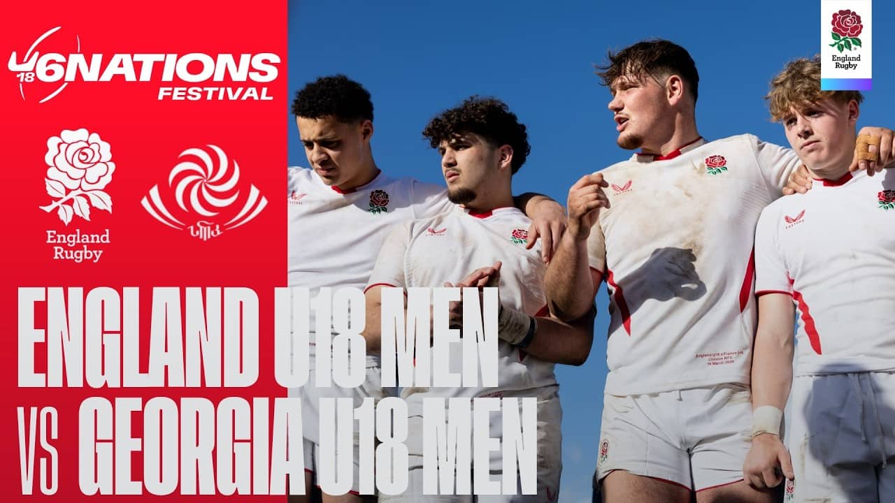 LIVE | England U18 Men v Georgia U18 Men | Six Nations Festival | Vichy, France