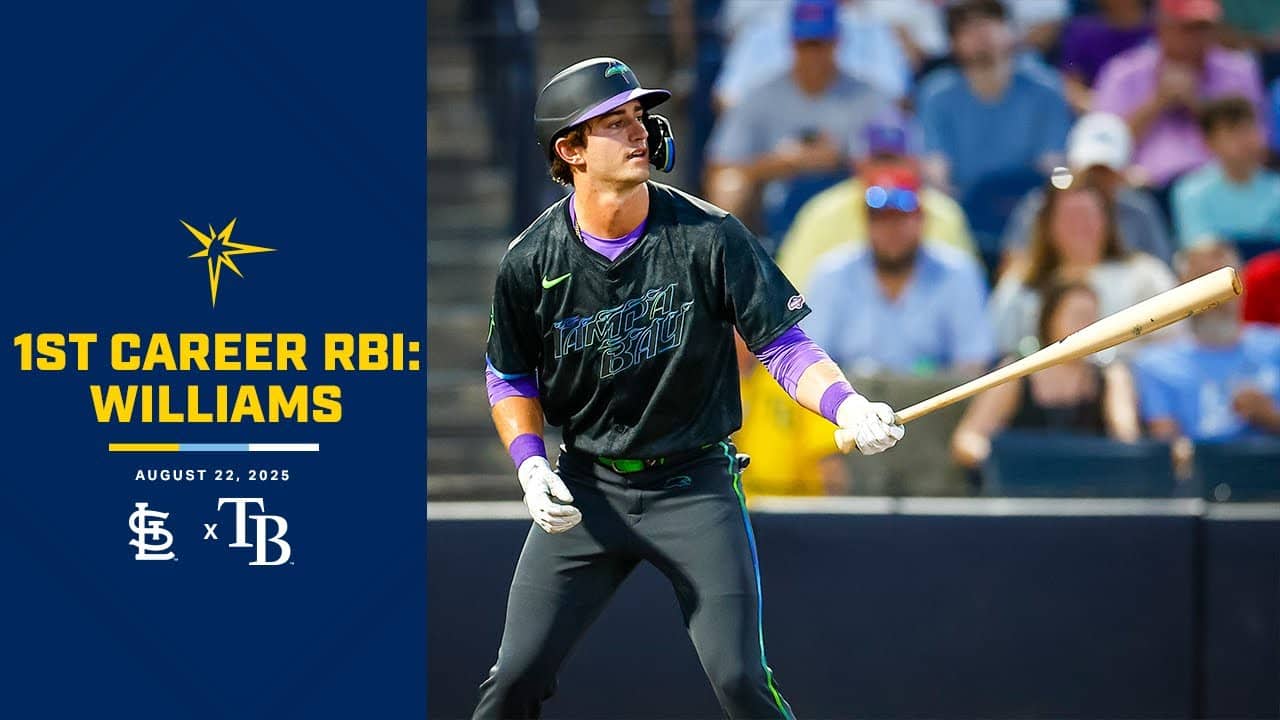 Carson Williams’ First Hit & RBI on Debut