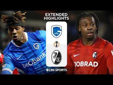Genk vs. Freiburg: Extended Highlights | UEL Round of 16 - Leg 1 | CBS Sports Golazo