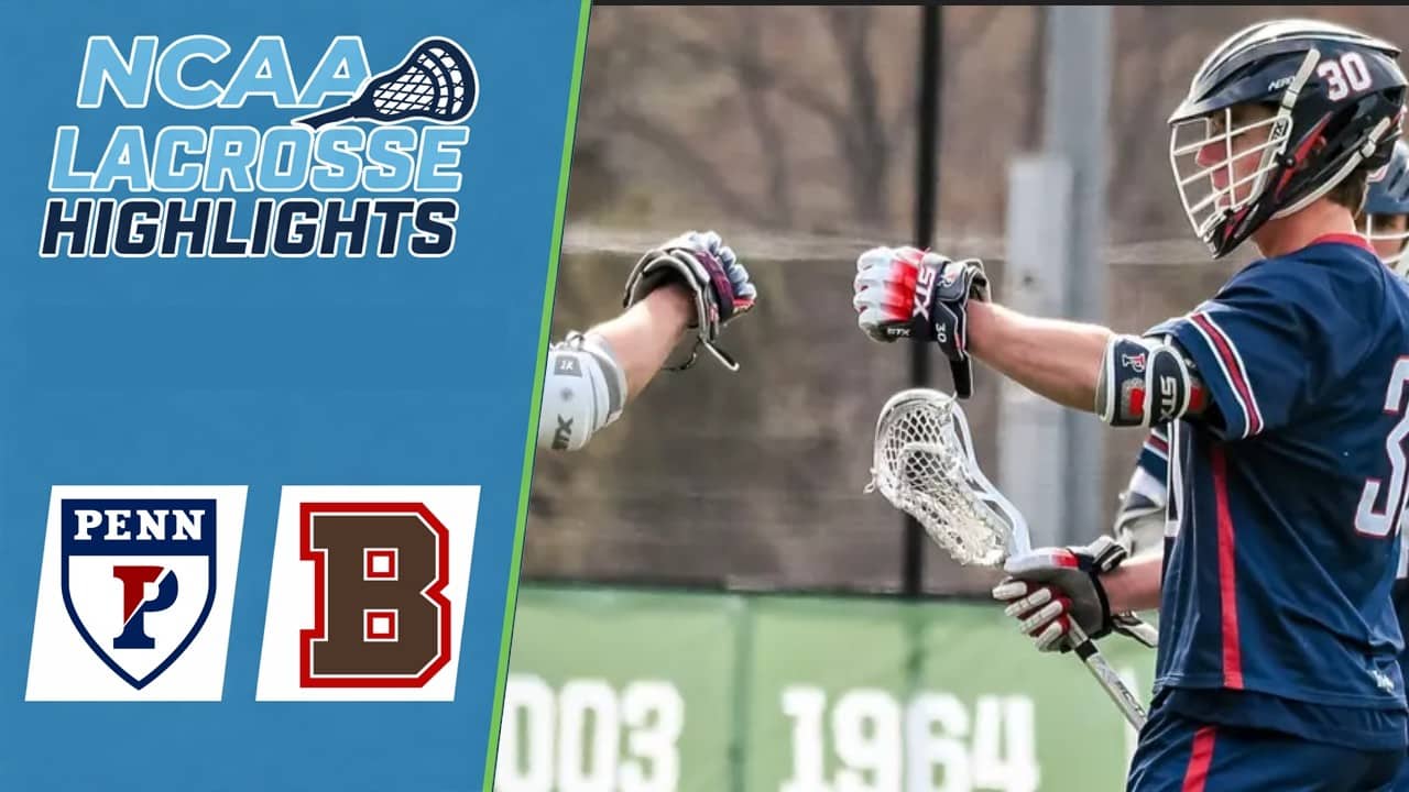 Pennsylvania vs Brown | NCAA College Lacrosse Highlights | April 18, 2026