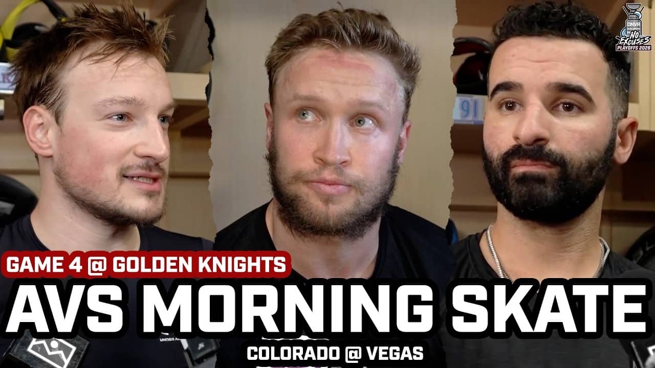 Cale Makar & Avs Room on Their Mindset & Belief Facing ELIMINATION in DO OR DIE Game 4 @ Vegas
