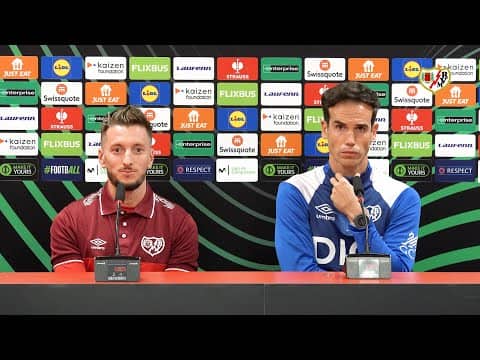 Íñigo Pérez y Balliu previa del Rayo Vallecano  - Lech Poznań