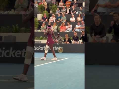 First final of the 2026 season for Vicky! 😤 #WTA #VickyMboko #Tennis #AdelaideInternational