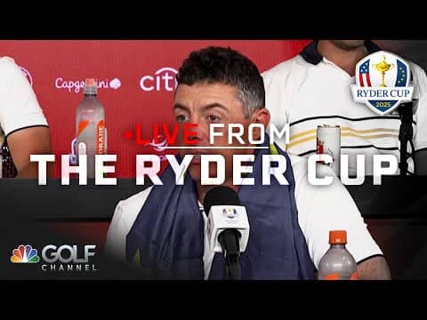 Europeans discuss 'dream week' at Bethpage Black | Live From the Ryder Cup | Golf Channel