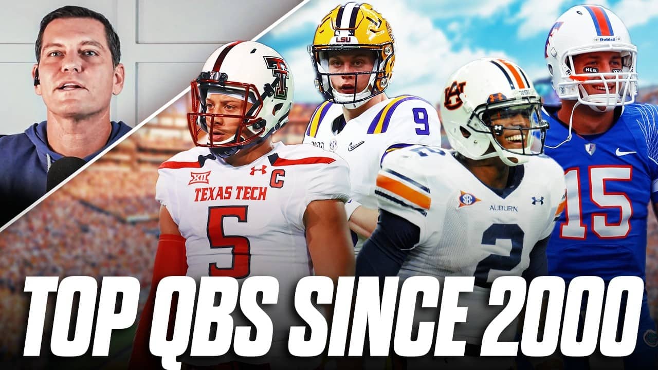 Drafting the TOP College Football QBs since 2000: Why Cam Newton, Tim Tebow, & Vince Young go first