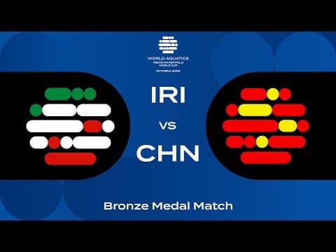 Iran vs China | Men’s Water Polo World Cup 2025 Finals | Division 2 Istanbul