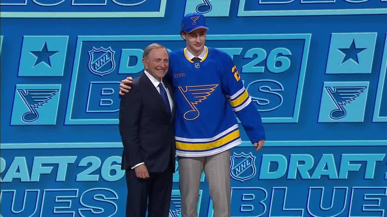Blues select Maddox Dagenais at No. 16 overall